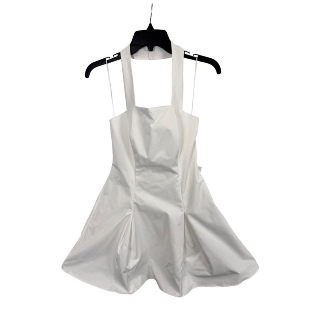 Aqua White Halter Neck Sleeveless Mini‎ Dress Cocktail Party - Picture 2 of 7